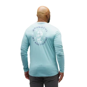 Grundéns Anchor Down Ls Tech Tee>Men T-Shirts