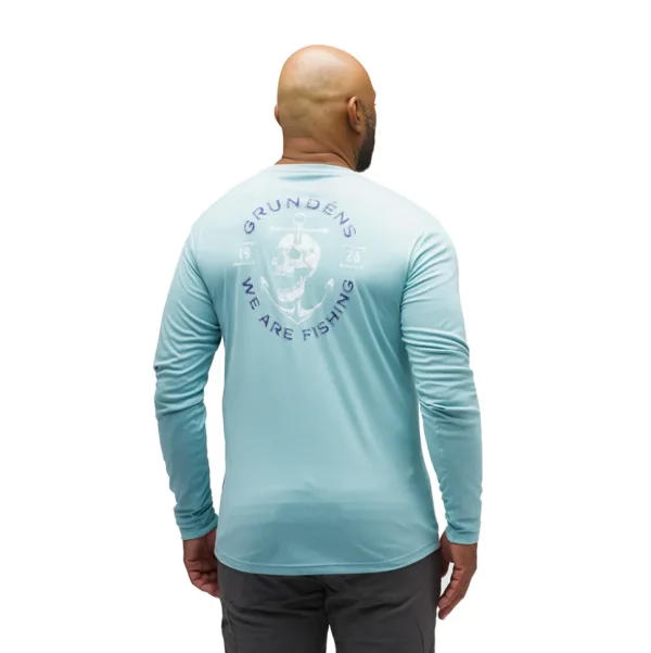 Grundéns Anchor Down Ls Tech Tee>Men T-Shirts