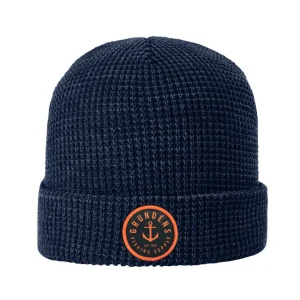 Grundéns Anchor Waffle Beanie>Men Hats