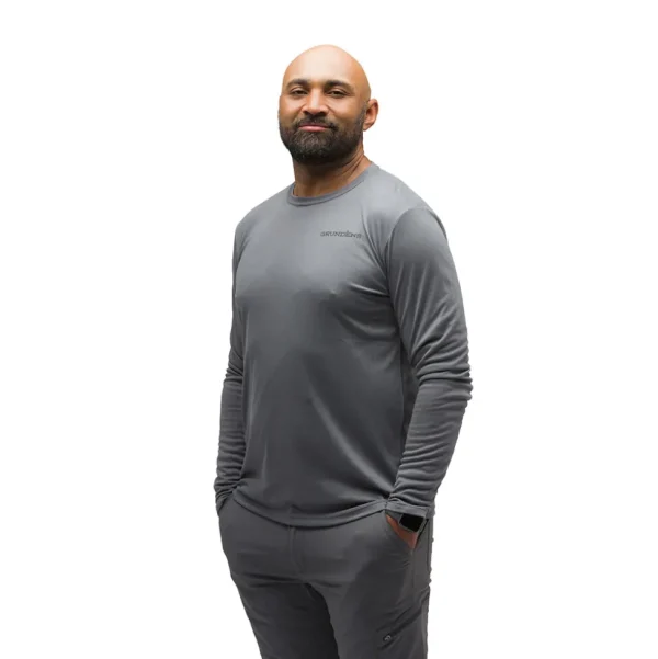 Grundéns Kraken Ls Tech Tee>Men T-Shirts