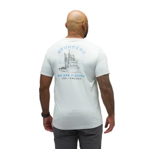 Grundéns Linear Wave Ss Tech Tee>Men T-Shirts