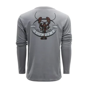 Grundéns Lobster Ls Tech Tee>Men T-Shirts