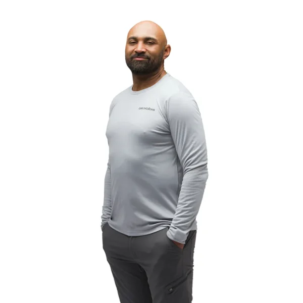 Grundéns Lobster Ls Tech Tee>Men T-Shirts