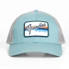 Grundéns Low Pro Script Trucker Hat>Men Hats