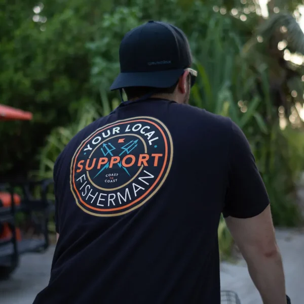 Grundéns Offset Embroidered Trucker Hat>Men Hats