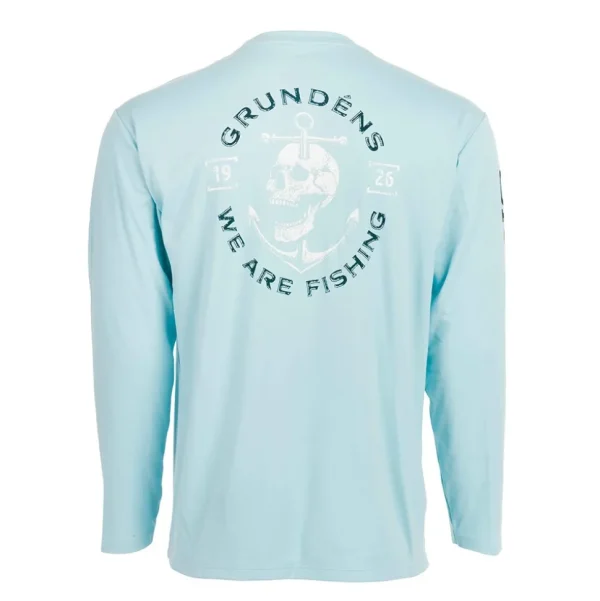 Grundéns Tech Tee Ls - Anchor Down Print>Men T-Shirts