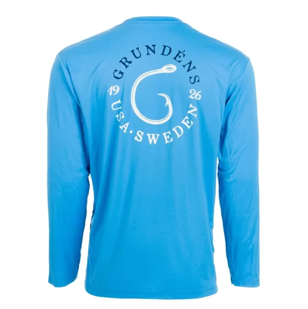 Grundéns Tech Tee Ls - G Hook Print>Men T-Shirts
