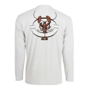 Grundéns Tech Tee Ls - Lobster Print>Men T-Shirts