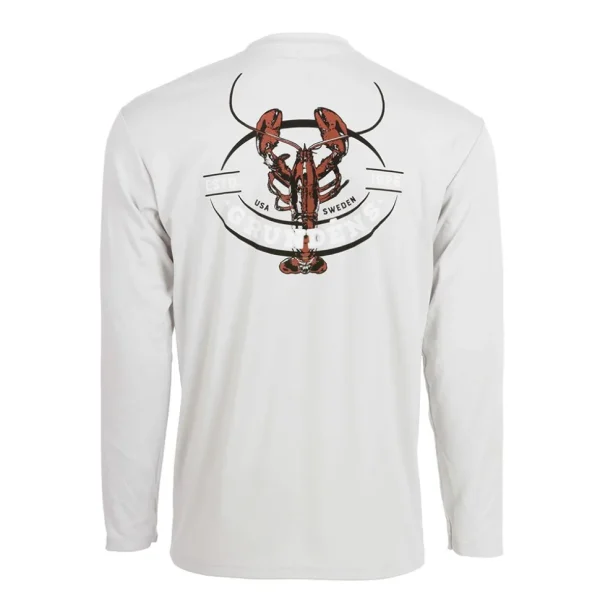 Grundéns Tech Tee Ls - Lobster Print>Men T-Shirts