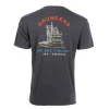 Grundéns Tech Tee Ss- Linear Wave Print>Men T-Shirts