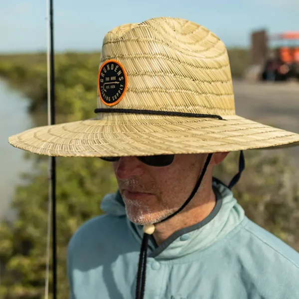 Grundéns Waterman Straw Hat>Men Hats