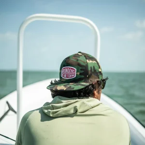 Grundéns We Are Fishing Camo Trucker>Men Hats